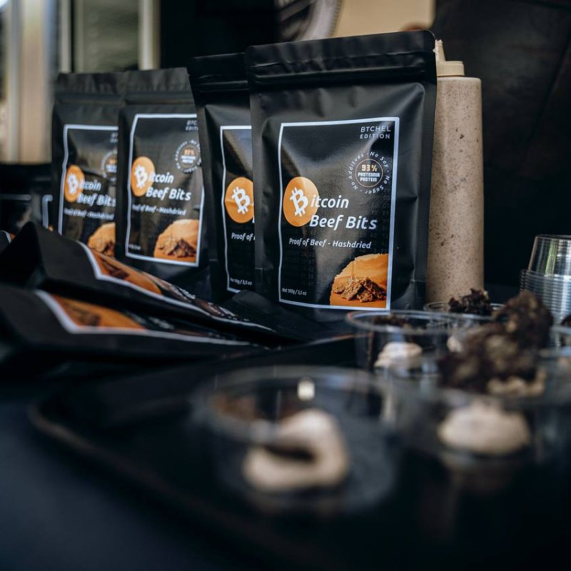 Bitcoin Beef Bit - Snacks de bœuf premium séchés et hachés (3 Pack)