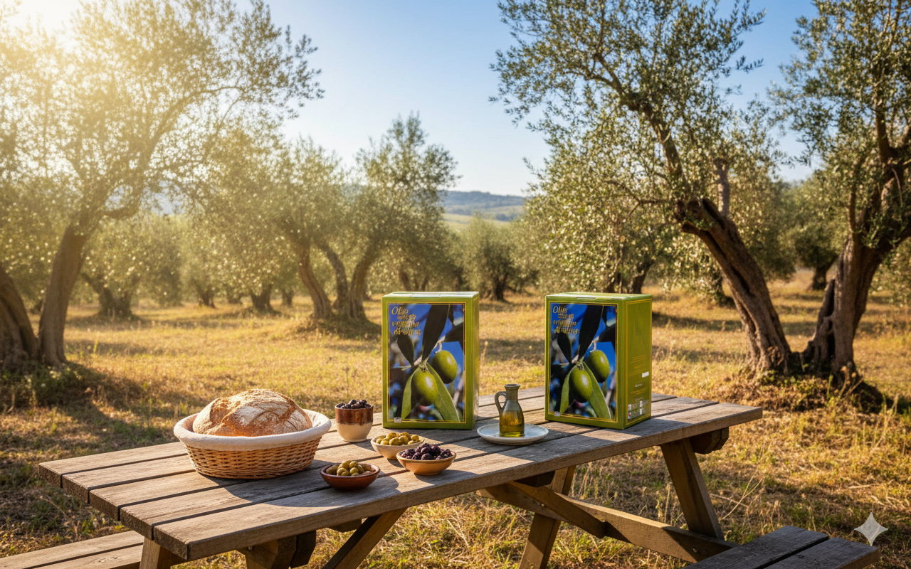 Huile d'olive extra vierge 100% naturelle - Pack Famille - 5L