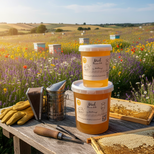 Le Montimiel - Miel toutes fleurs 500g